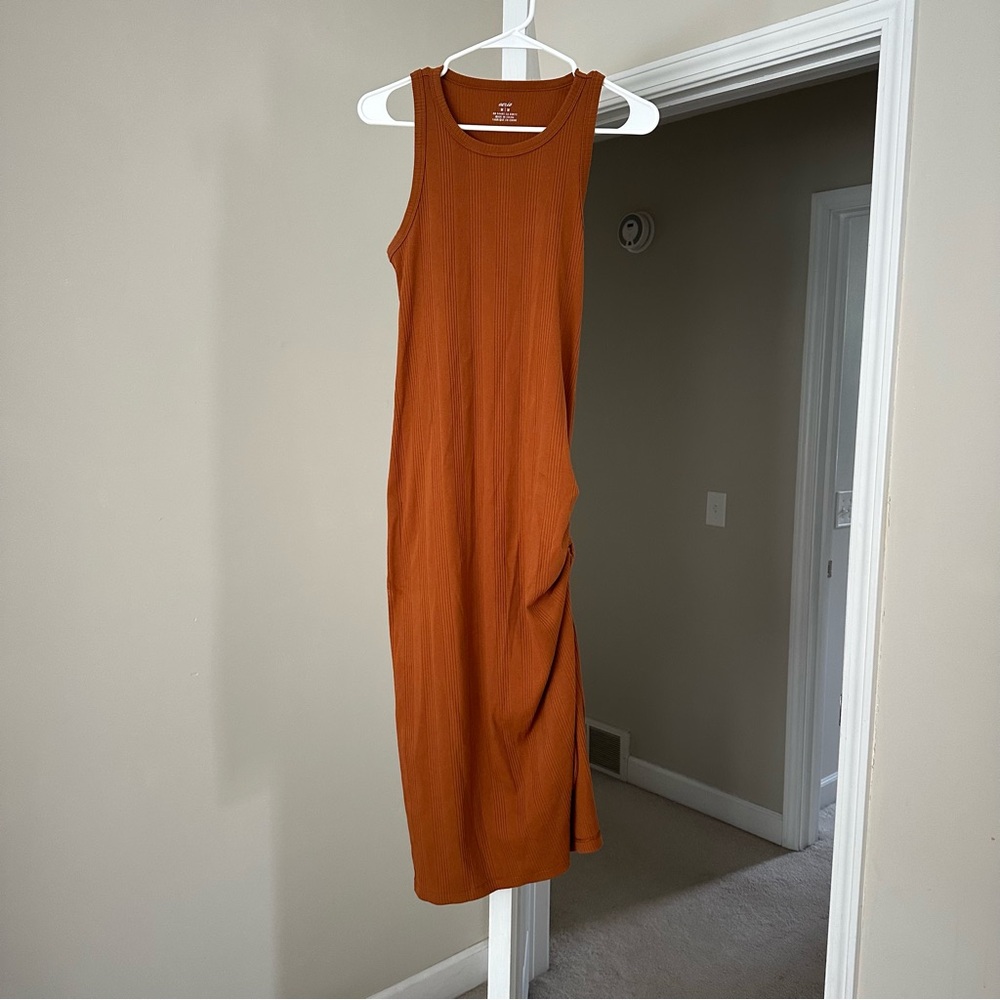 Aerie Terracotta Midi Dress